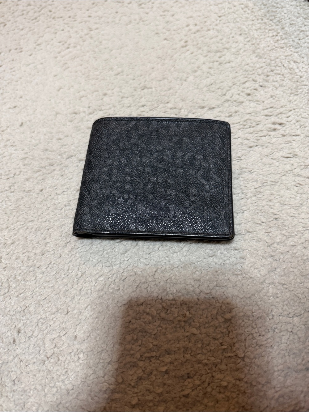 Michael Kors Men's Black Signature Logo Bifold Wallet